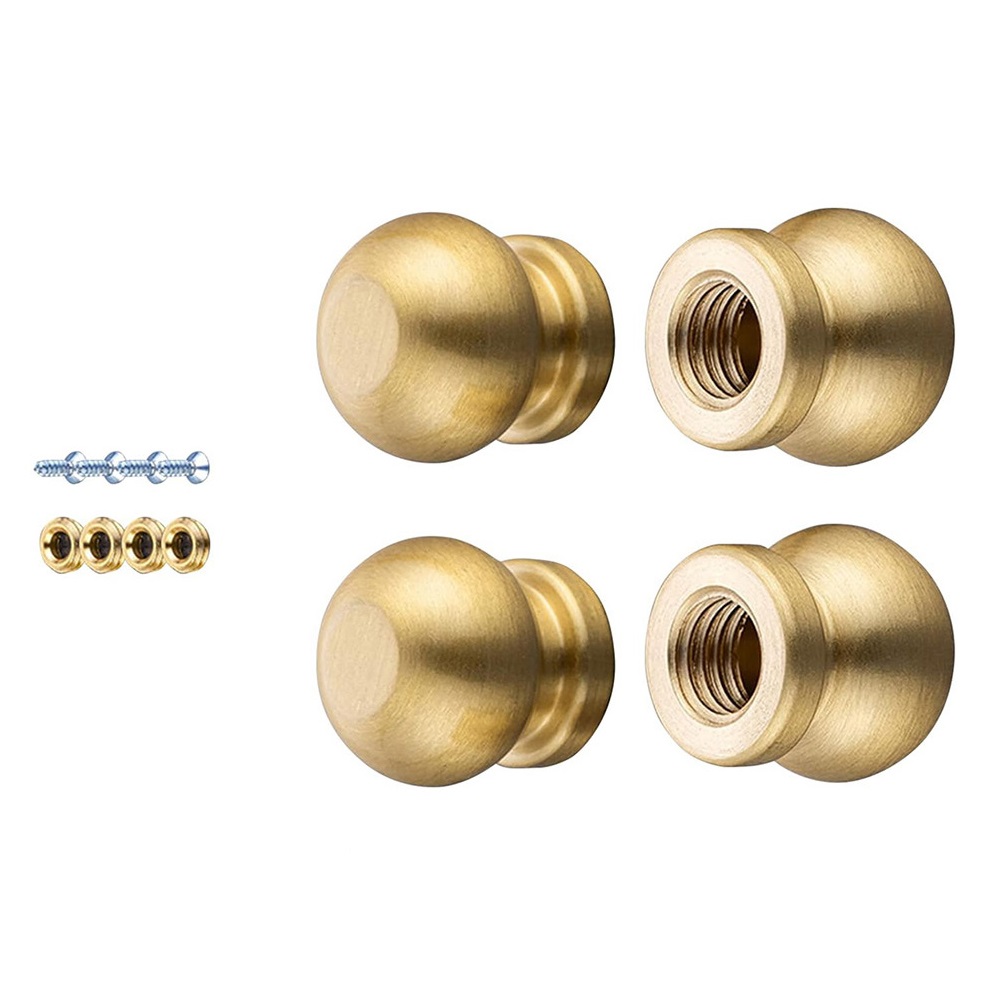 Display Risers Set - Ensemble de 4 pieds en laiton
