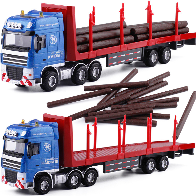 Die Cast Car 1 64 - AgreIDIWEI-Modèle de transporteur en bois en