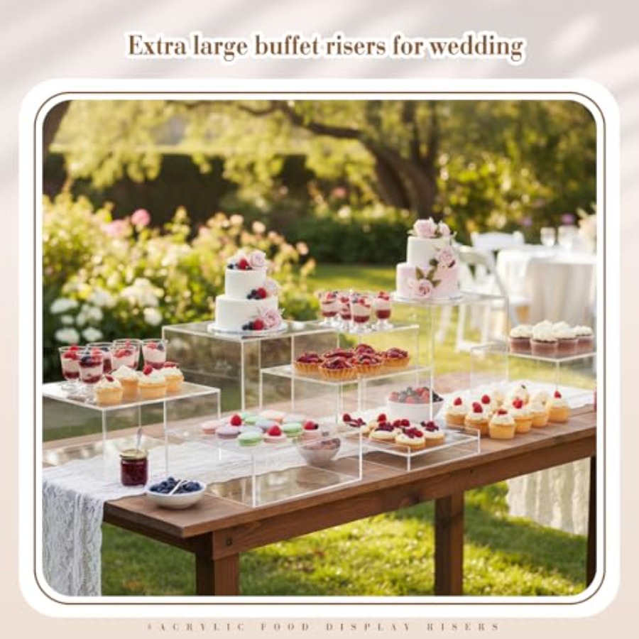 Lot de 7 supports de buffet ex - Display Risers Set avis et prix