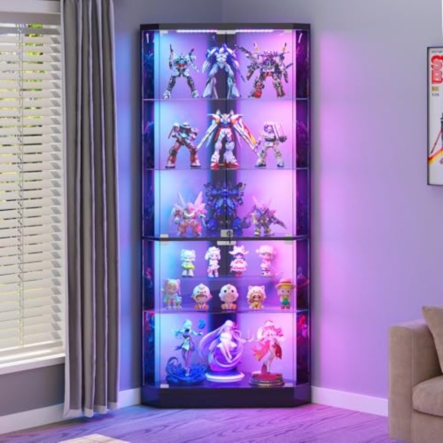Vitrine d'angle avec éclairage - Display Case Acrylic avis et prix